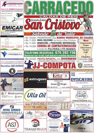 Fechas, información, programa, cartel, imágenes, mapa y ubicación de San Cristovo de Carracedo  en  Caldas de Reis