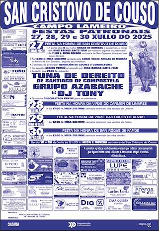 Fechas, información, programa, cartel, imágenes, mapa y ubicación de San Cristovo de Couso  en  Campo Lameiro