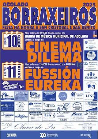 Fechas, información, programa, cartel, imágenes, mapa y ubicación de San Cristovo e San Benito de Borraxeiros  en  Agolada