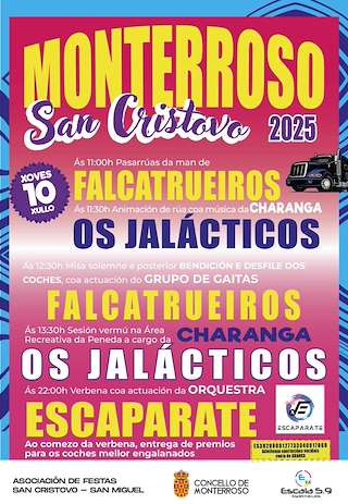 Fechas, información, programa, cartel, imágenes, mapa y ubicación de San Cristovo  en  Monterroso