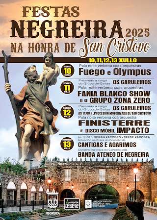 Fechas, información, programa, cartel, imágenes, mapa y ubicación de San Cristovo  en  Negreira