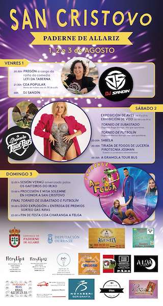 Fechas, información, programa, cartel, imágenes, mapa y ubicación de San Cristovo  en  Paderne de Allariz