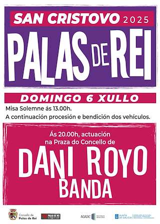 Fechas, información, programa, cartel, imágenes, mapa y ubicación de San Cristovo  en  Palas de Rei