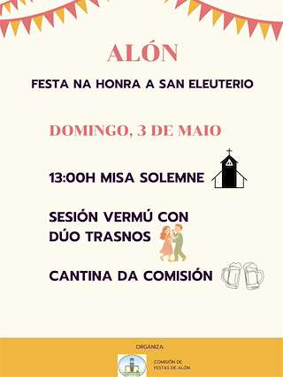 Fechas, información, programa, cartel, imágenes, mapa y ubicación de San Eleuterio de Alón (2026)  en  Santa Comba