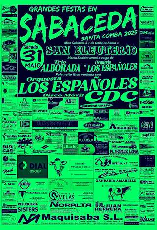 Fechas, información, programa, cartel, imágenes, mapa y ubicación de San Eleuterio de Sabaceda  en  Santa Comba