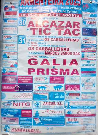 Fechas, información, programa, cartel, imágenes, mapa y ubicación de San Ero e A Divina Pastora de Armenteira (2026)  en  Meis