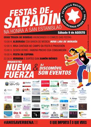 Fechas, información, programa, cartel, imágenes, mapa y ubicación de San Estanislao de Sabadín  en  Moraña