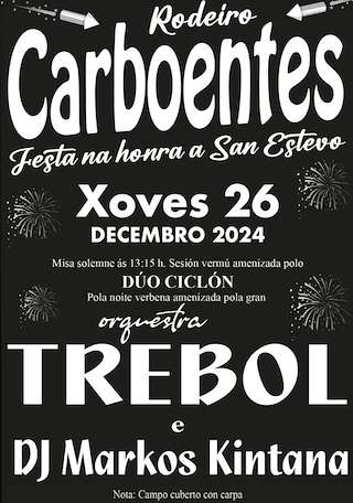 Fechas, información, programa, cartel, imágenes, mapa y ubicación de San Esteban de Carboentes  en  Rodeiro
