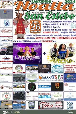 Fechas, información, programa, cartel, imágenes, mapa y ubicación de San Estebo de Noalla  en  Sanxenxo