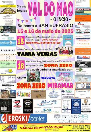 Fechas, información, programa, cartel, imágenes, mapa y ubicación de San Eufrasio de Val do Mao  en  O Incio