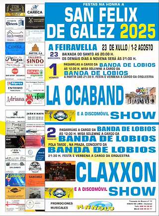 Fechas, información, programa, cartel, imágenes, mapa y ubicación de San Félix de Galez  en  Entrimo
