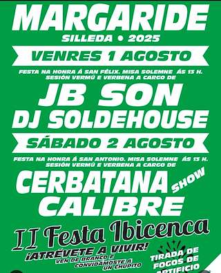 Fechas, información, programa, cartel, imágenes, mapa y ubicación de San Félix y San Antonio de Margaride  en  Silleda