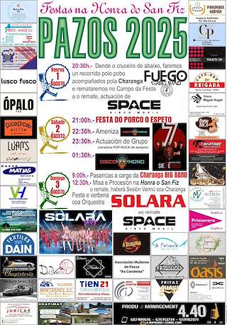 Fechas, información, programa, cartel, imágenes, mapa y ubicación de San Fiz de Pazos  en  Verín