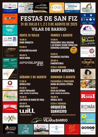 Fechas, información, programa, cartel, imágenes, mapa y ubicación de San Fiz  en  Vilar de Barrio