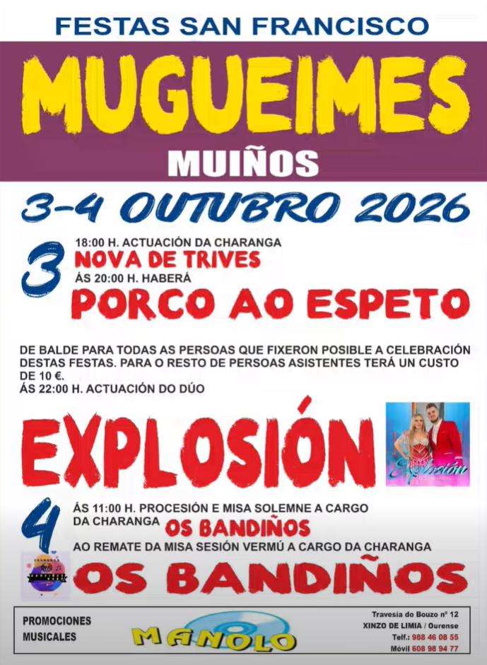 San Francisco de Mugueimes  (2026) en Muíños