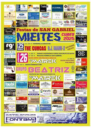 Fechas, información, programa, cartel, imágenes, mapa y ubicación de San Gabriel de Mieites  en  Boiro