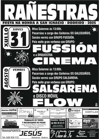 Fechas, información, programa, cartel, imágenes, mapa y ubicación de San Ignacio de Rañestras  en  Rodeiro