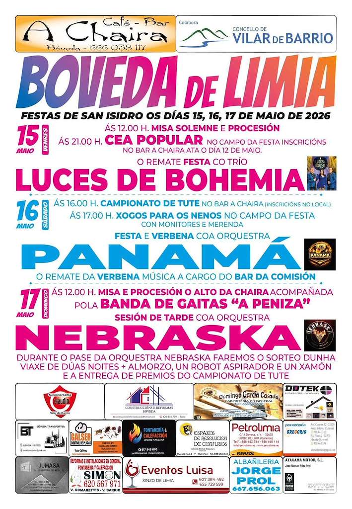 San Isidro de Bóveda de Limia (2026) en Vilar de Barrio