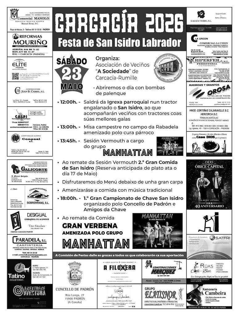 San Isidro de Carcacía (2026) en Padrón