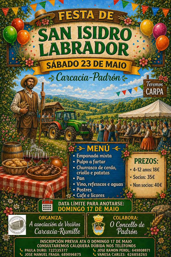 San Isidro de Carcacía (2026) en Padrón