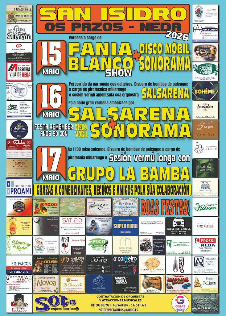 San Isidro de Os Pazos (2026) en Neda