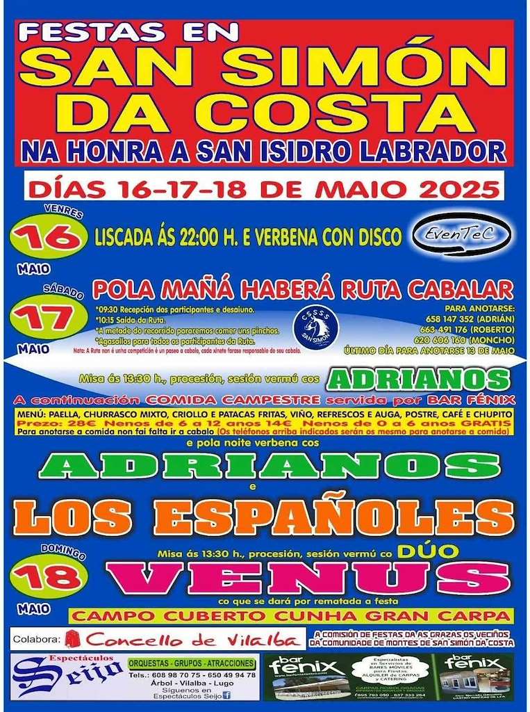 San Isidro de San Simón da Costa (2025) en Vilalba