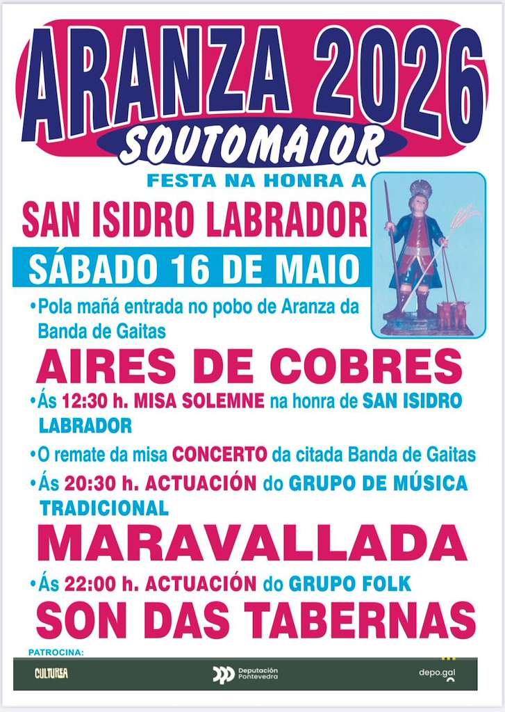 San Isidro Labrador de Aranza (2026) en Soutomaior