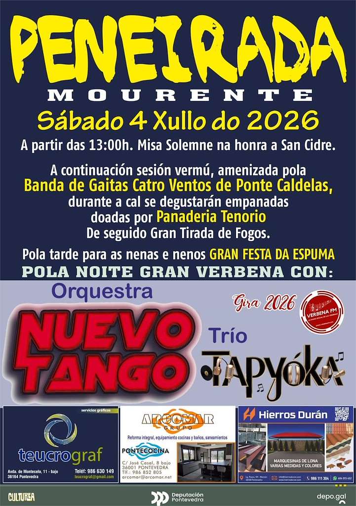 San Isidro Labrador de  Peneirada de Mourente en Pontevedra