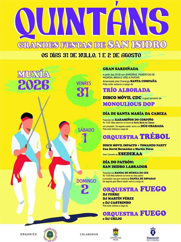 San Isidro Labrador e Santa María da Cabeza de Quintáns en Muxía