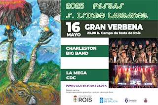 Fechas, información, programa, cartel, imágenes, mapa y ubicación de San Isidro Labrador  en  Rois