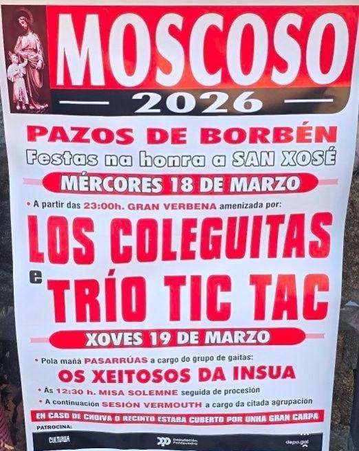 San José de Moscoso en Pazos de Borbén