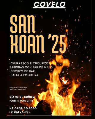 Fechas, información, programa, cartel, imágenes, mapa y ubicación de San Juan de Covelo  en  A Lama