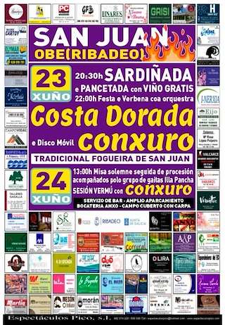 Fechas, información, programa, cartel, imágenes, mapa y ubicación de San Juan de Ove  en  Ribadeo