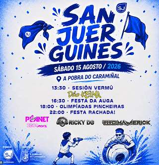 Fechas, información, programa, cartel, imágenes, mapa y ubicación de San Juerguines (2026) en A Pobra do Caramiñal