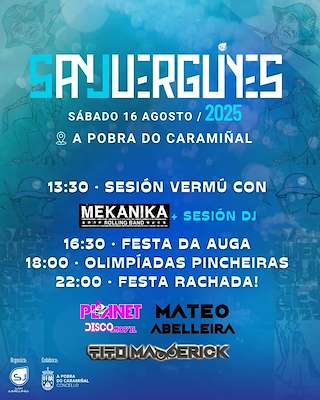 Fechas, información, programa, cartel, imágenes, mapa y ubicación de San Juerguines  en  A Pobra do Caramiñal