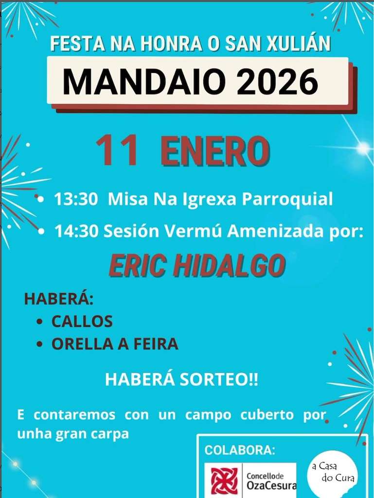 San Julián de Mandaio en Oza Cesuras