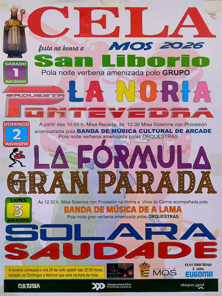 San Liborio de Cela (2026) en Mos