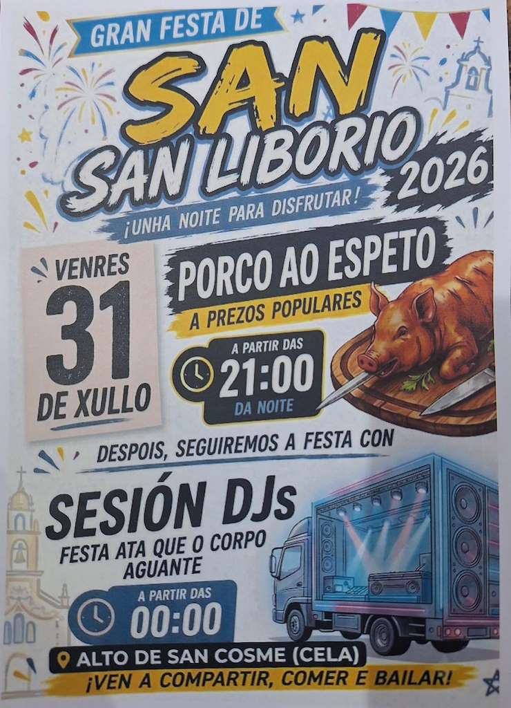 San Liborio de Cela (2026) en Mos