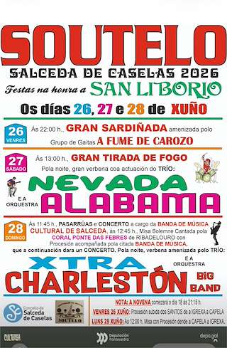 Fechas, información, programa, cartel, imágenes, mapa y ubicación de San Liborio de Soutelo (2026) en Salceda de Caselas