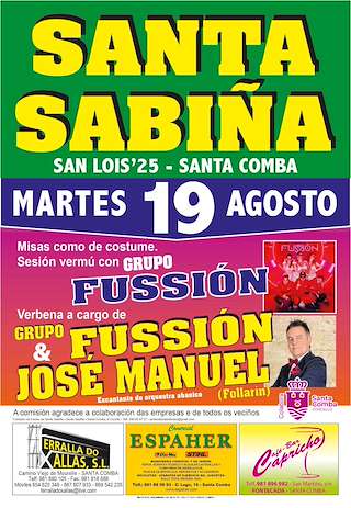 Fechas, información, programa, cartel, imágenes, mapa y ubicación de San Lois de Santa Sabiña  en  Santa Comba