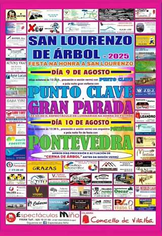 Fechas, información, programa, cartel, imágenes, mapa y ubicación de San Lorenzo de Árbol  en  Vilalba