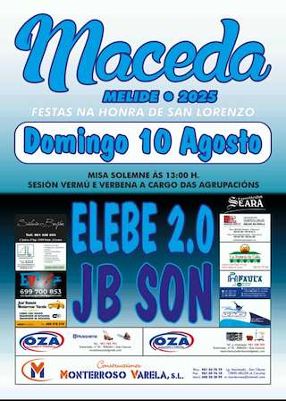 Fechas, información, programa, cartel, imágenes, mapa y ubicación de San Lorenzo de Maceda   en  Melide