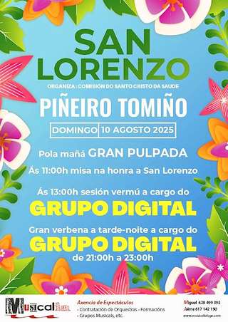 Fechas, información, programa, cartel, imágenes, mapa y ubicación de San Lorenzo de Piñeiro  en  Tomiño