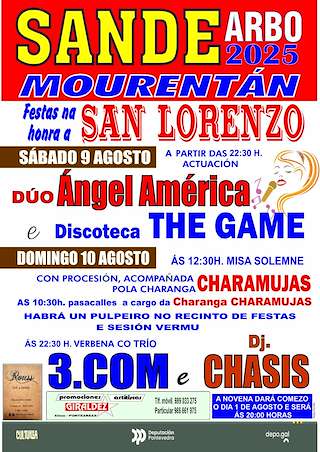 Fechas, información, programa, cartel, imágenes, mapa y ubicación de San Lorenzo de Sande  en  Arbo