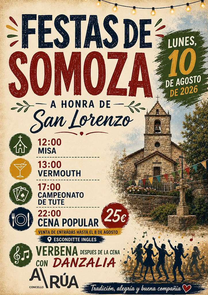San Lorenzo de Somoza (2026) en A Rúa