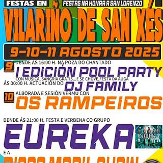 Fechas, información, programa, cartel, imágenes, mapa y ubicación de San Lorenzo de Vilariño de San Xés  en  Lobeira