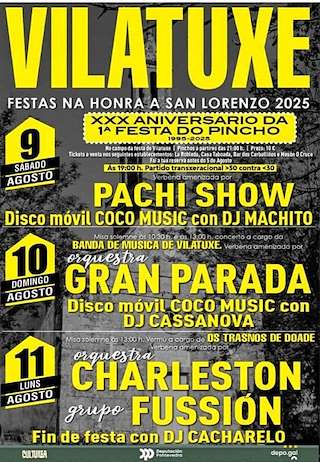 Fechas, información, programa, cartel, imágenes, mapa y ubicación de San Lorenzo de Vilatuxe  en  Lalín
