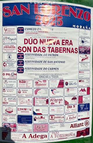 Fechas, información, programa, cartel, imágenes, mapa y ubicación de San Lorenzo, San Antonio e Virxe do Carme  en  Moaña