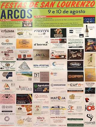 Fechas, información, programa, cartel, imágenes, mapa y ubicación de San Lourenzo de Arcos  en  Vilamartín de Valdeorras