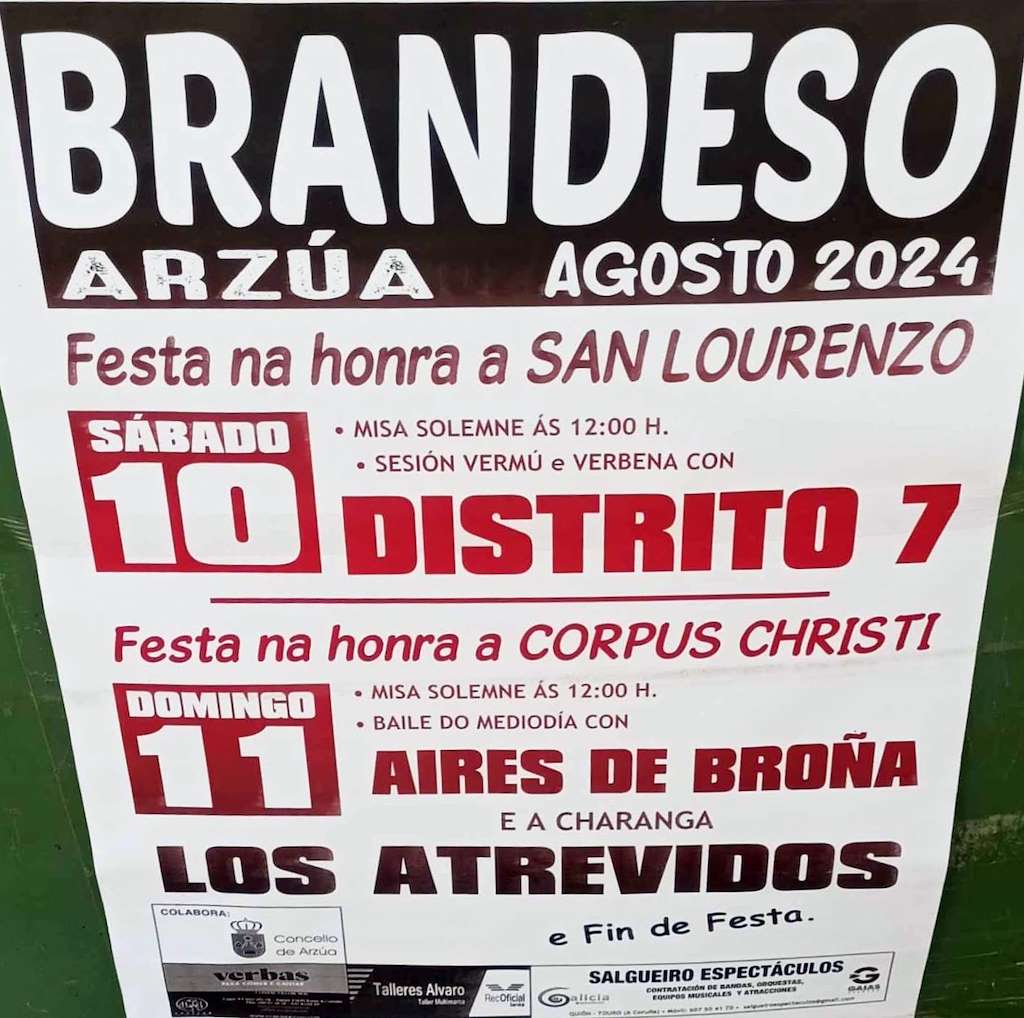 San Lourenzo de Brandeso en Arzúa